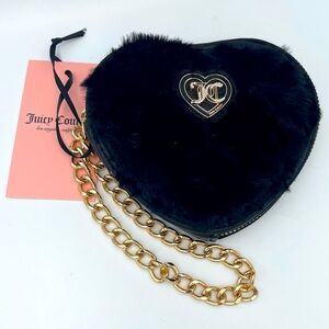 Juicy Couture Furry “Get Cozy” Zip Around Wristlet NWT